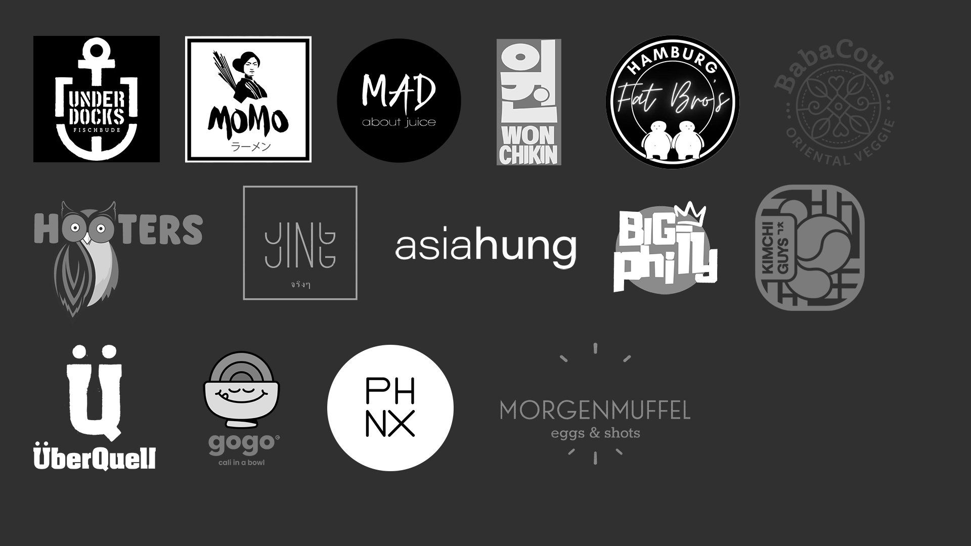 Logos CUT³ - Referenzen